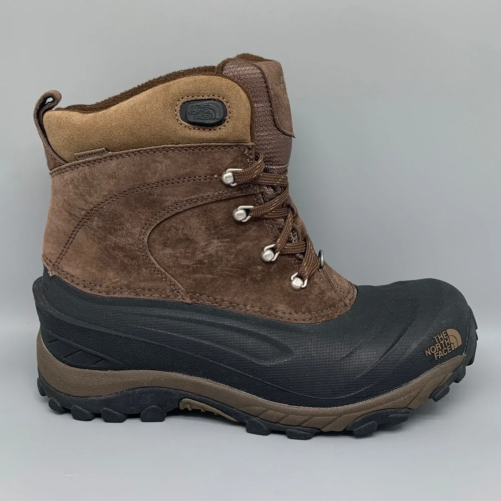 The North Face Brown Duck Heatseeker Waterproof Winter Boots Men's Sz 10‎